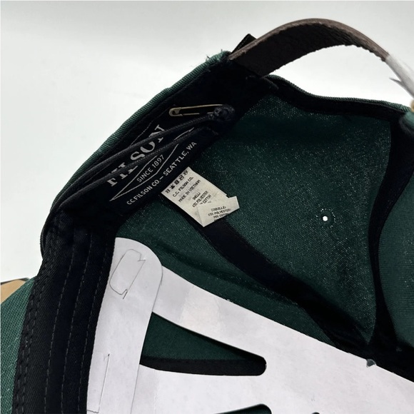 FILSON Smokey Bear Low Profile Cap Hat Green One Size NEW with tags - Picture 2 of 4